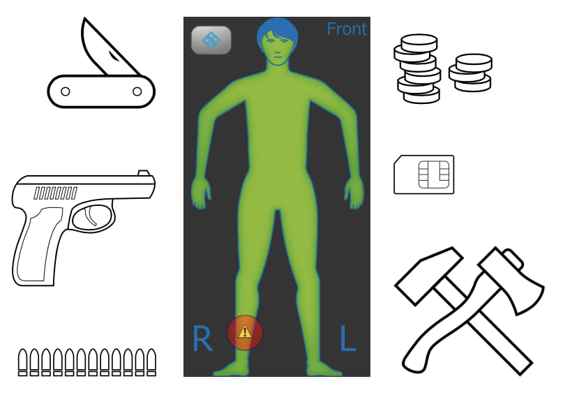 Escaner de seguridad ROHDE AND SCHWARZ