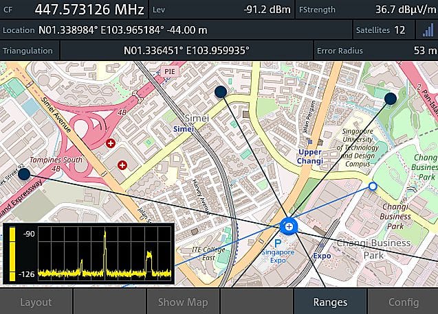 Receptor de radio localización PR200