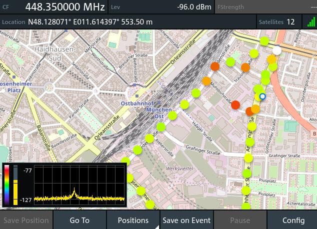 Receptor de radio localización PR200