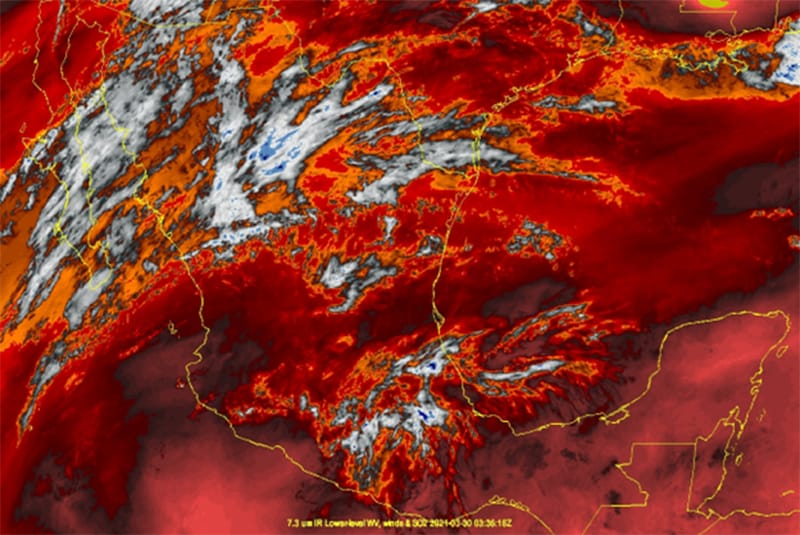 Sistema de imágenes satelitales GOES ESTE